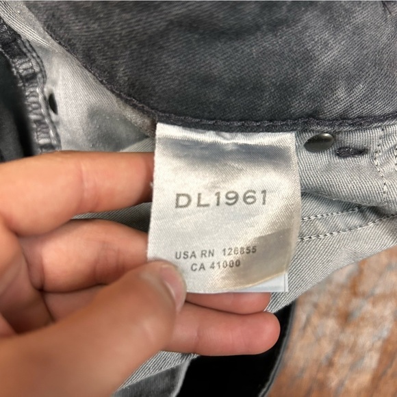 DL1961 men’s nick slim iron grey jeans - Picture 11 of 13